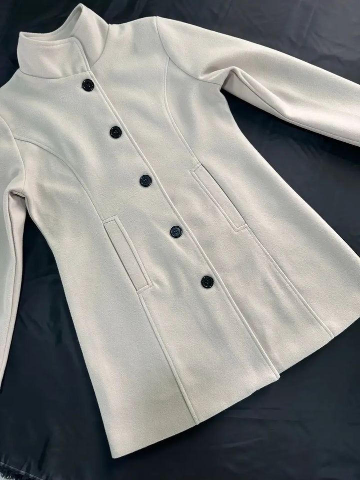 Mune | Woven Single-Breasted Coat