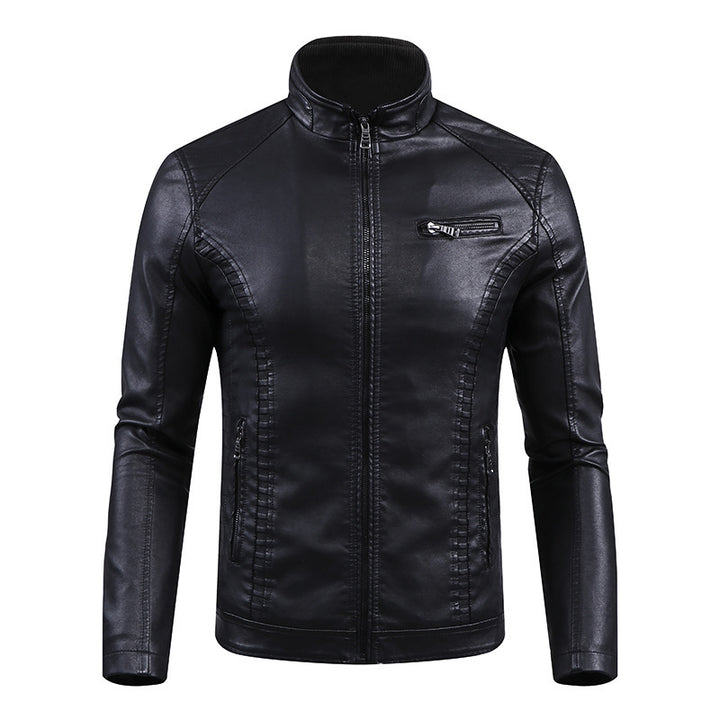 Men's Smart Leather Jacket Mune Fashion