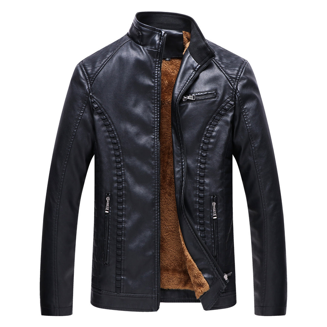 Men's Leather Jacket Mune Fashion