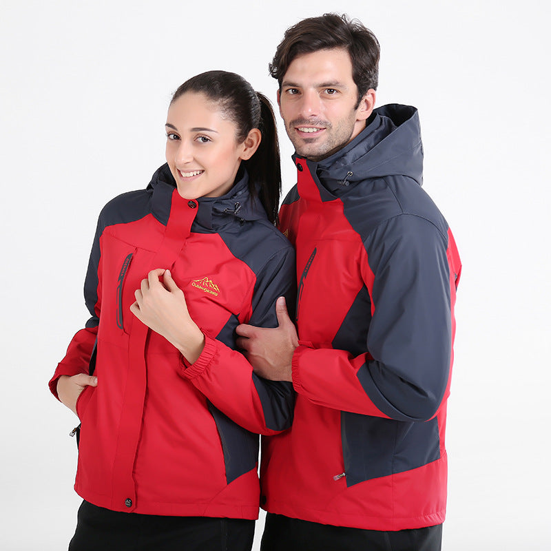 Men's Waterproof and Breathable Outdoor Softshell Jacket with Hood Mune Fashion