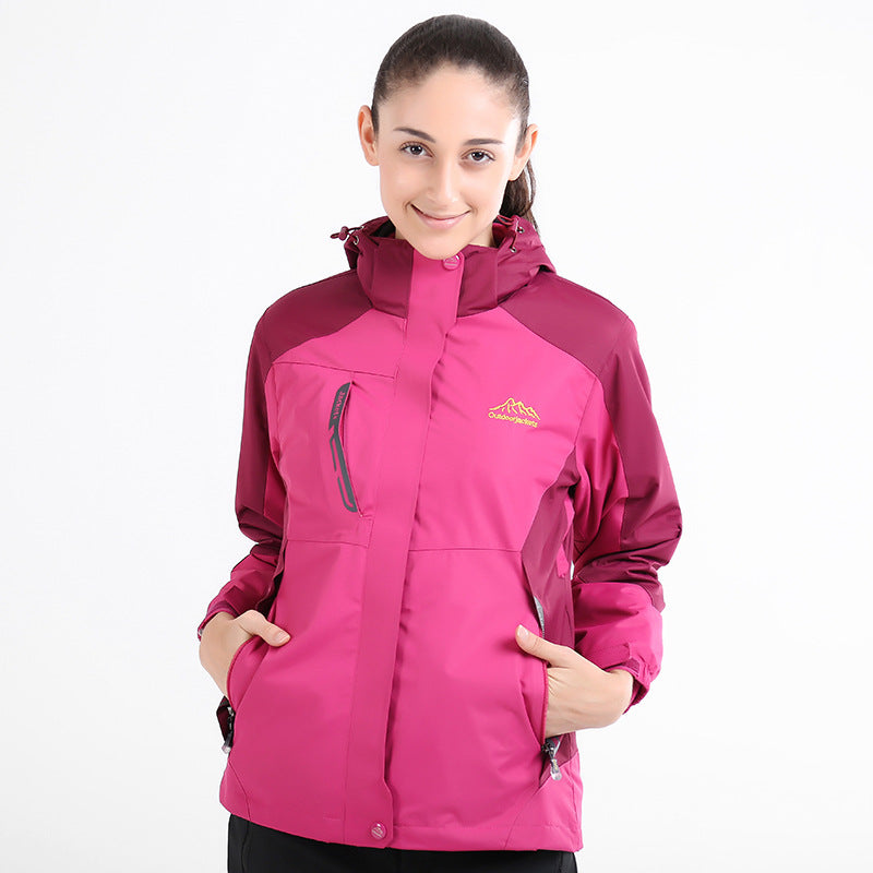 Men's Waterproof and Breathable Outdoor Softshell Jacket with Hood Mune Fashion