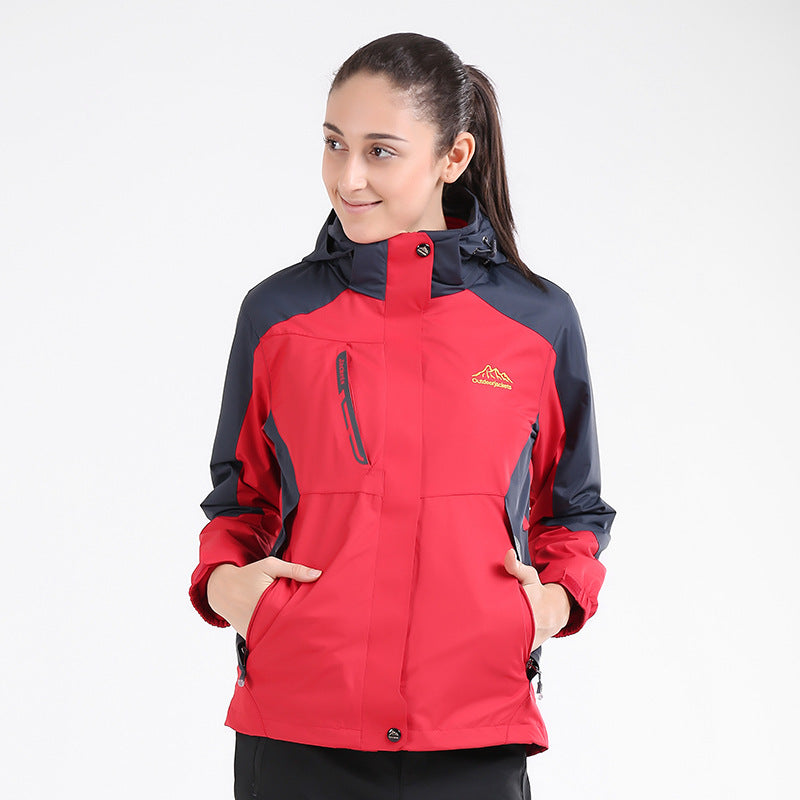 Men's Waterproof and Breathable Outdoor Softshell Jacket with Hood Mune Fashion