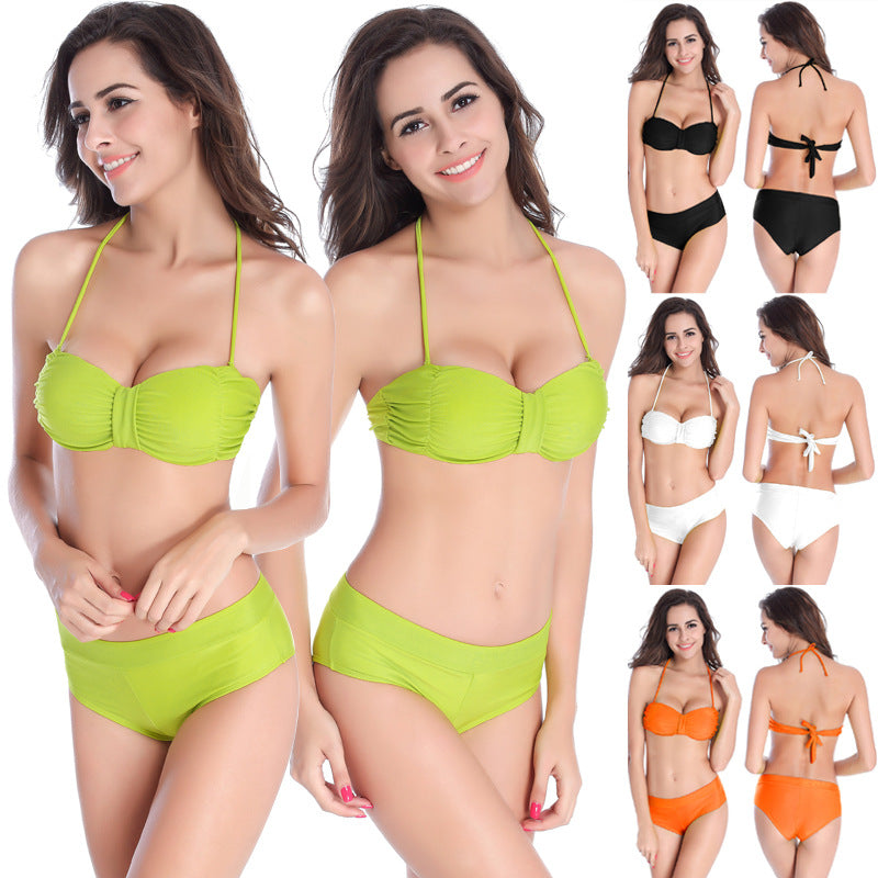 Women’s bandeau bikini with ruffle look Mune Fashion
