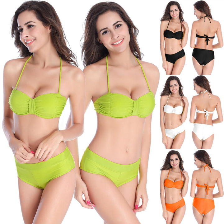 Women’s bandeau bikini with ruffle look Mune Fashion