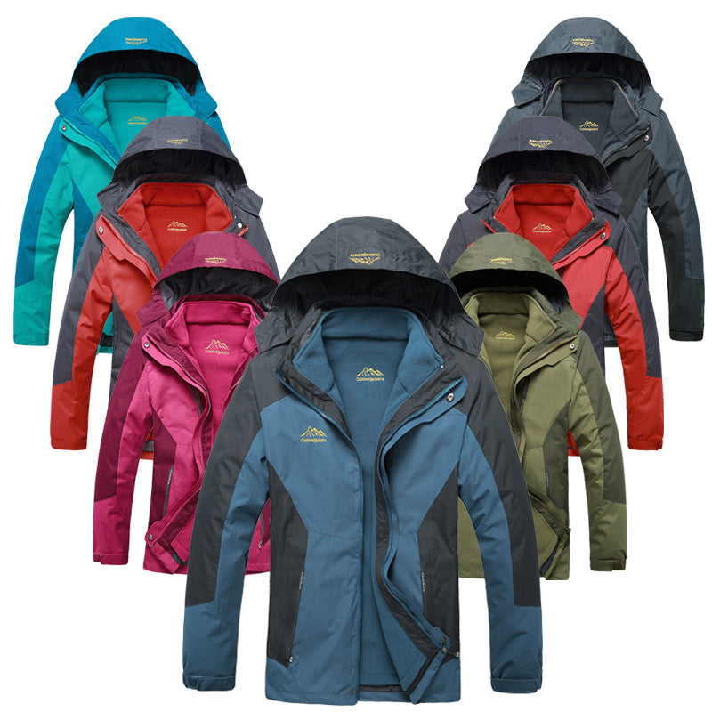 Men's Waterproof and Breathable Outdoor Softshell Jacket with Hood Mune Fashion