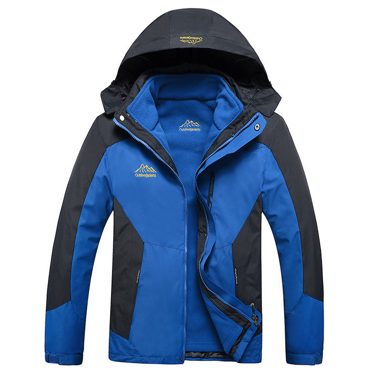 Men's Waterproof and Breathable Outdoor Softshell Jacket with Hood Mune Fashion