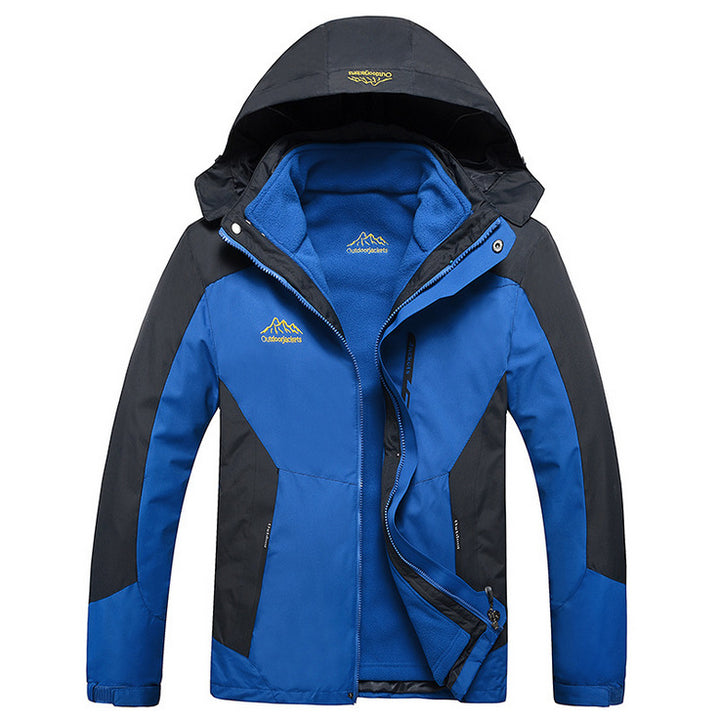 Men's Waterproof and Breathable Outdoor Softshell Jacket with Hood Mune Fashion