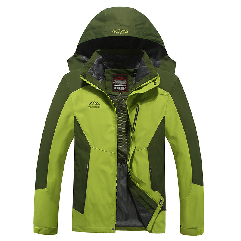 Men's Waterproof and Breathable Outdoor Softshell Jacket with Hood Mune Fashion