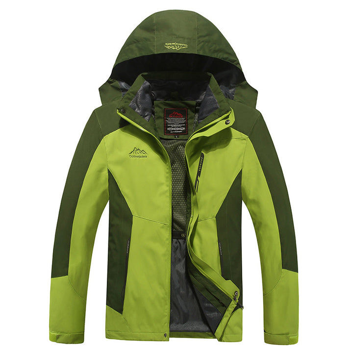 Men's Waterproof and Breathable Outdoor Softshell Jacket with Hood Mune Fashion