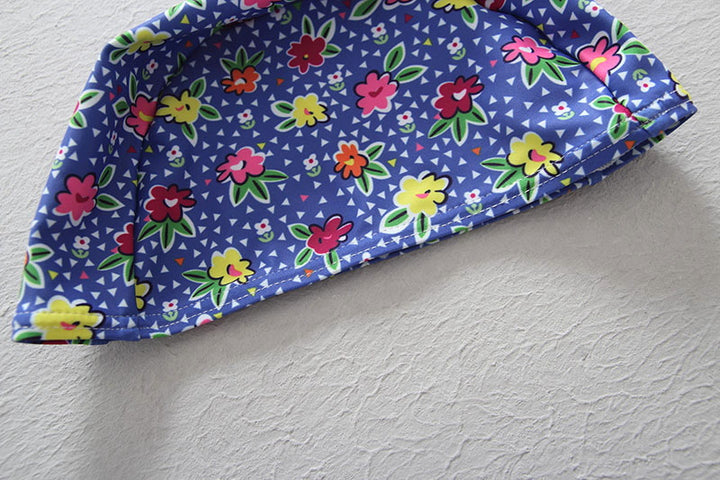 Ladies swimming cap with colorful flower pattern Mune Fashion