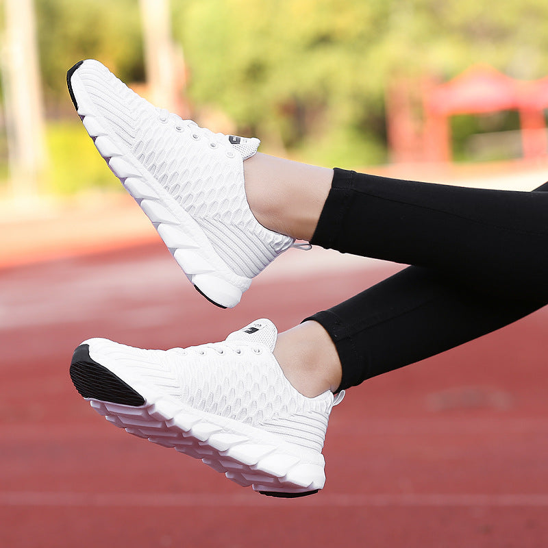 Women's lightweight breathable knitted sneakers with cushioned comfort footbed Mune Fashion