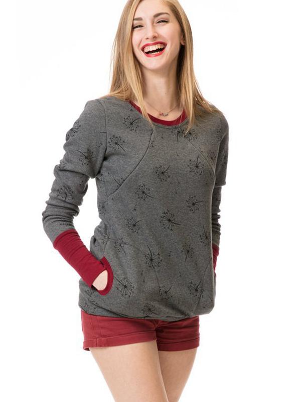 Mune | Maternity Chaps Nurse Sweatshirts Floral Print Bags Zipper Nursing Clothing