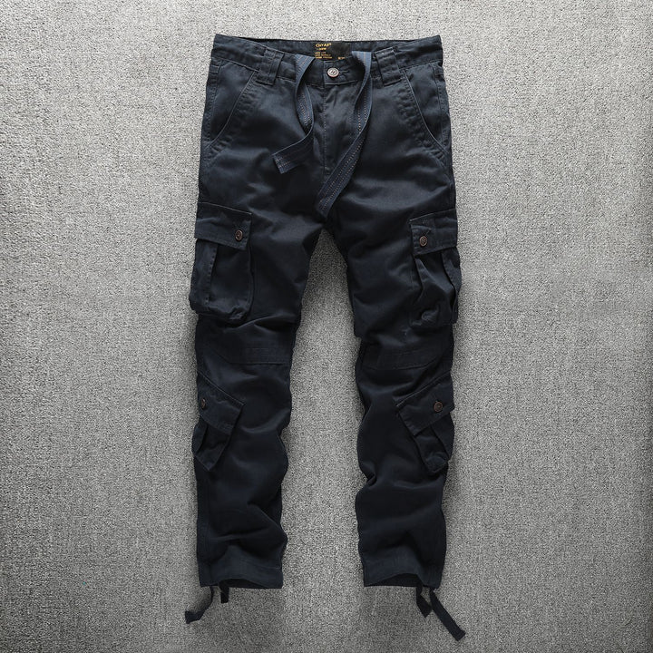 Men's Tactical Cargo Pants in Digital Camouflage with Drawstring Waist and Multiple Pockets Mune Fashion