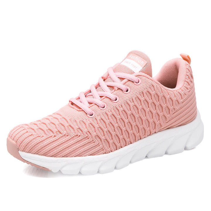 Women's lightweight breathable knitted sneakers with cushioned comfort footbed Mune Fashion