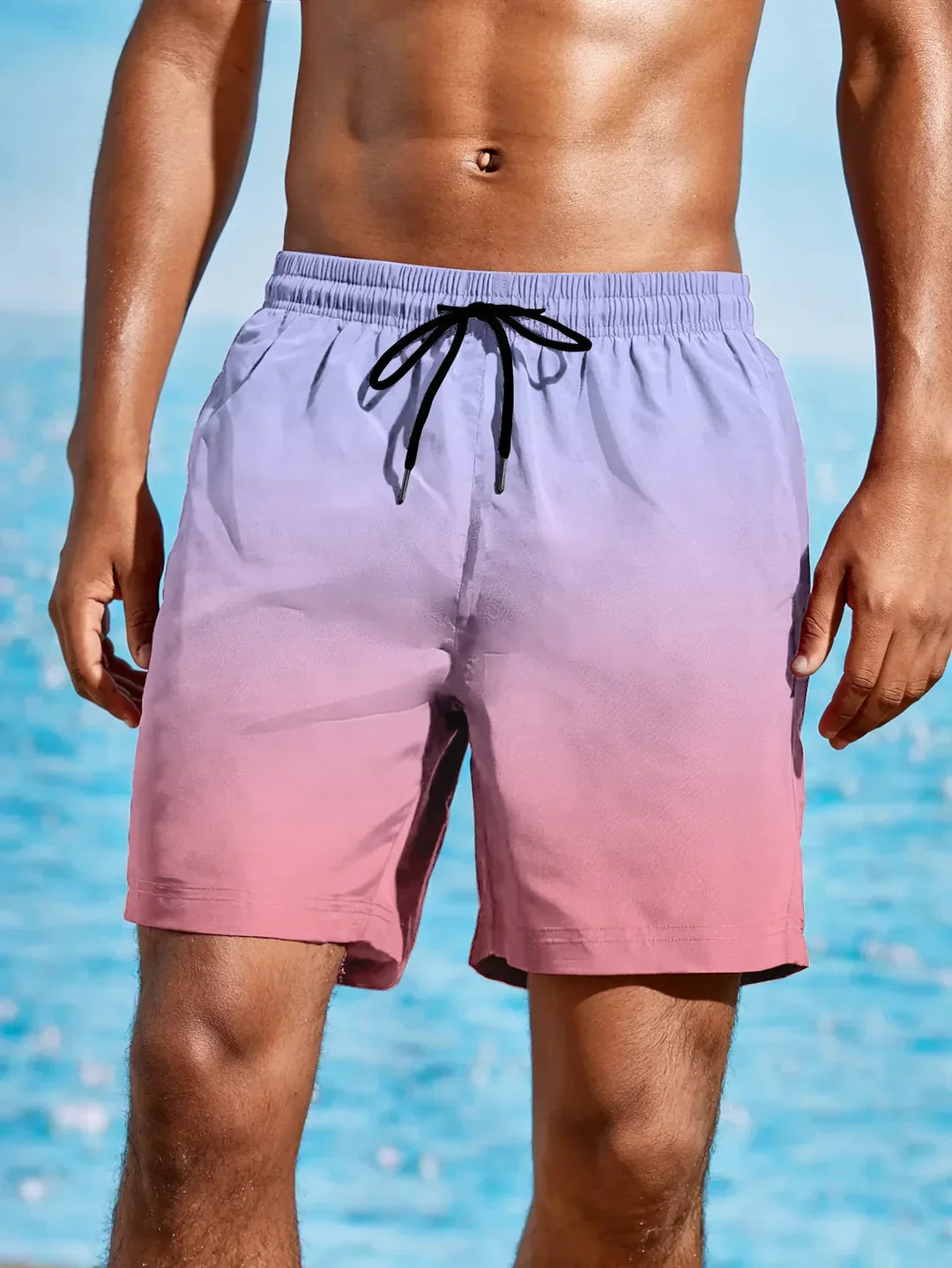 Gradient beach shorts