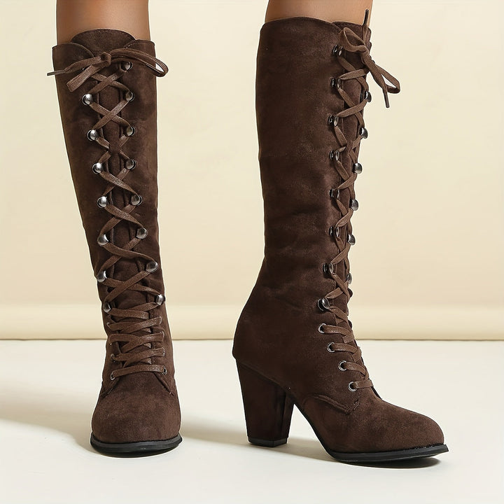 Mune | Knee-High Comfortable Long Winter Boots for Women