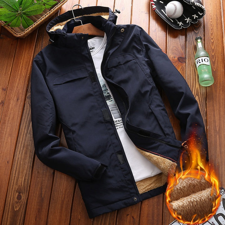 Men's winter jacket with fleece lining Mune Fashion