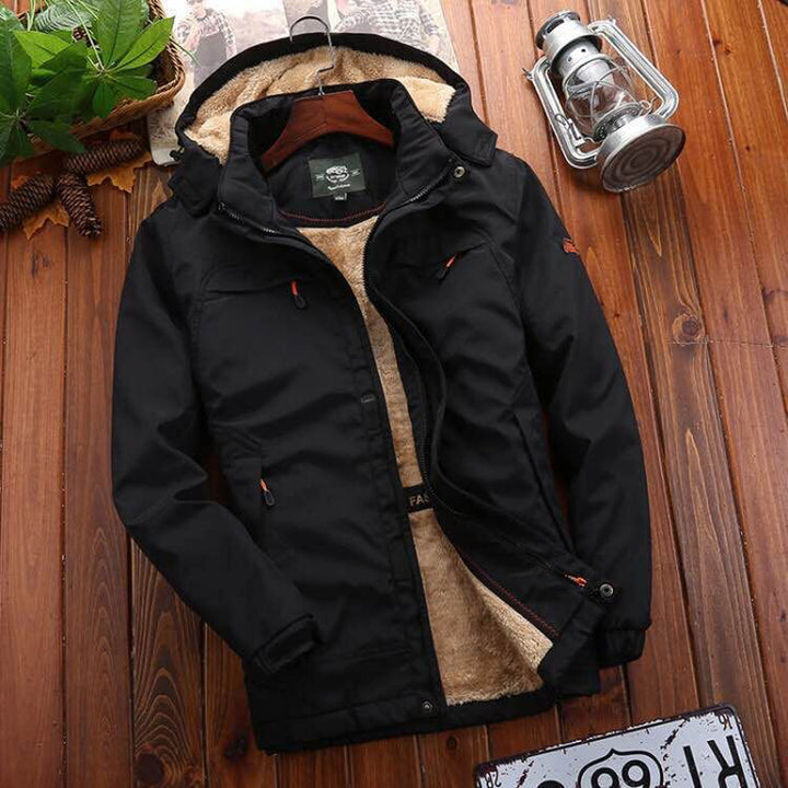Men's winter jacket with fleece lining Mune Fashion