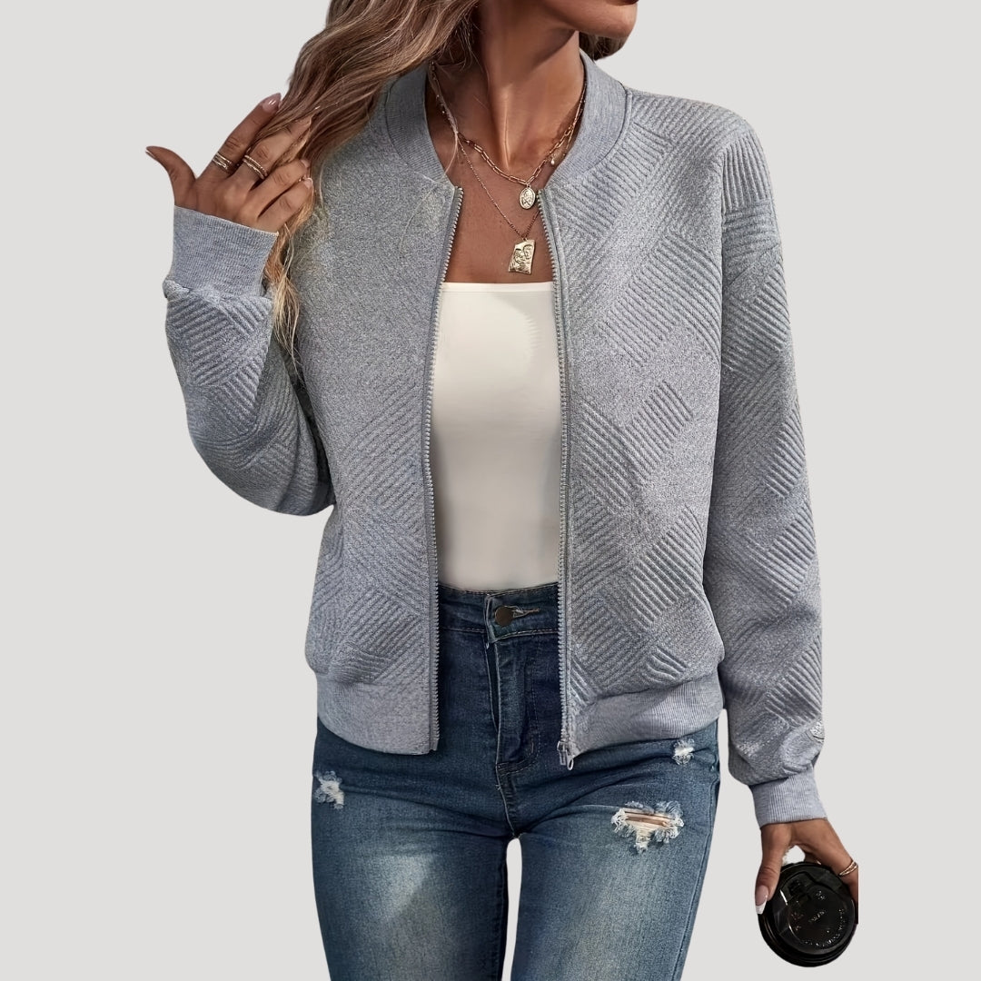 Mune | Women's Bomber Jacket – lightweight casual zip jacket