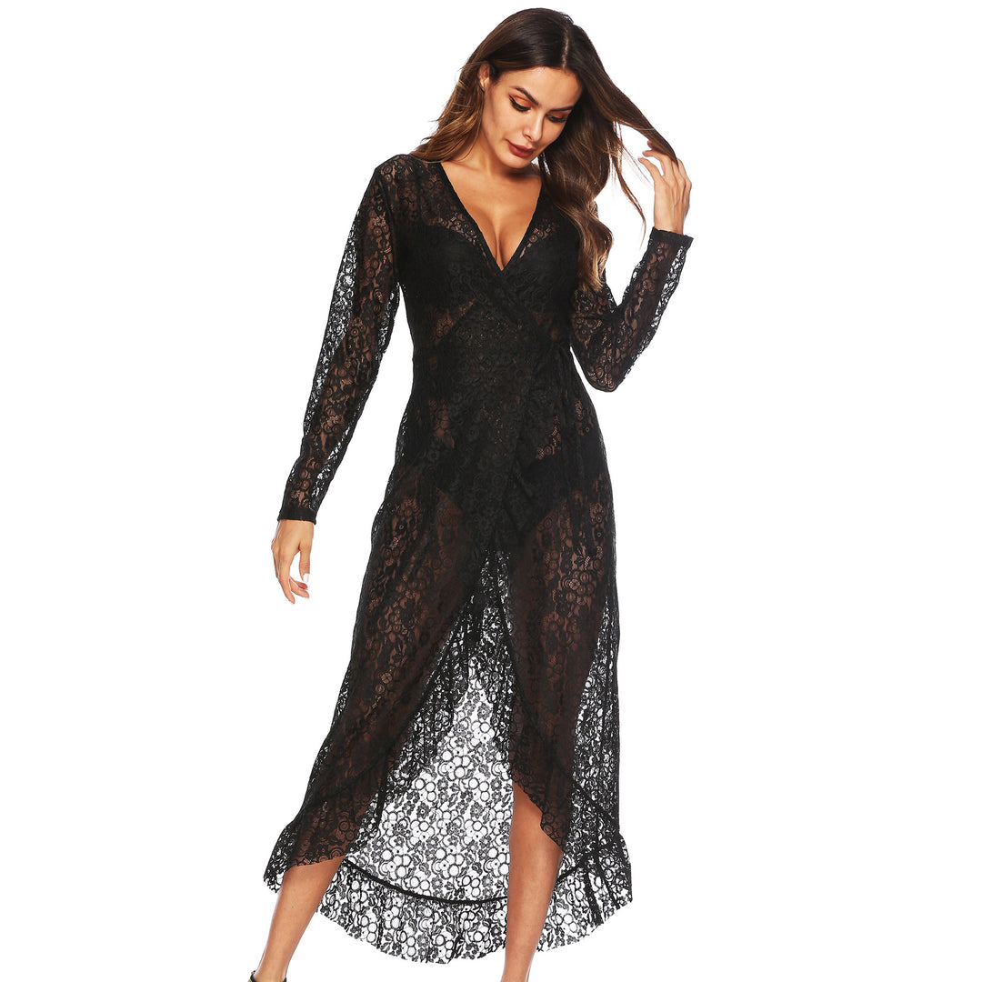 Women Lace Dress Mune Fashion