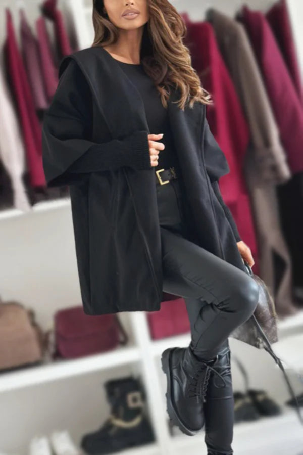 Mune | Color Loose Bag Hooded Jacket with Long Sleeves