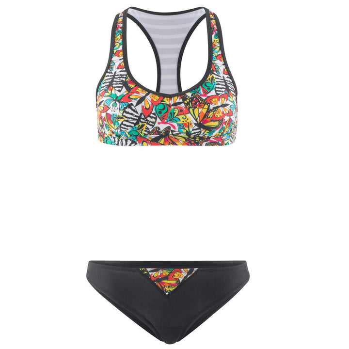 Ladies' sport bikini with colorful pattern and functional cut Mune Fashion