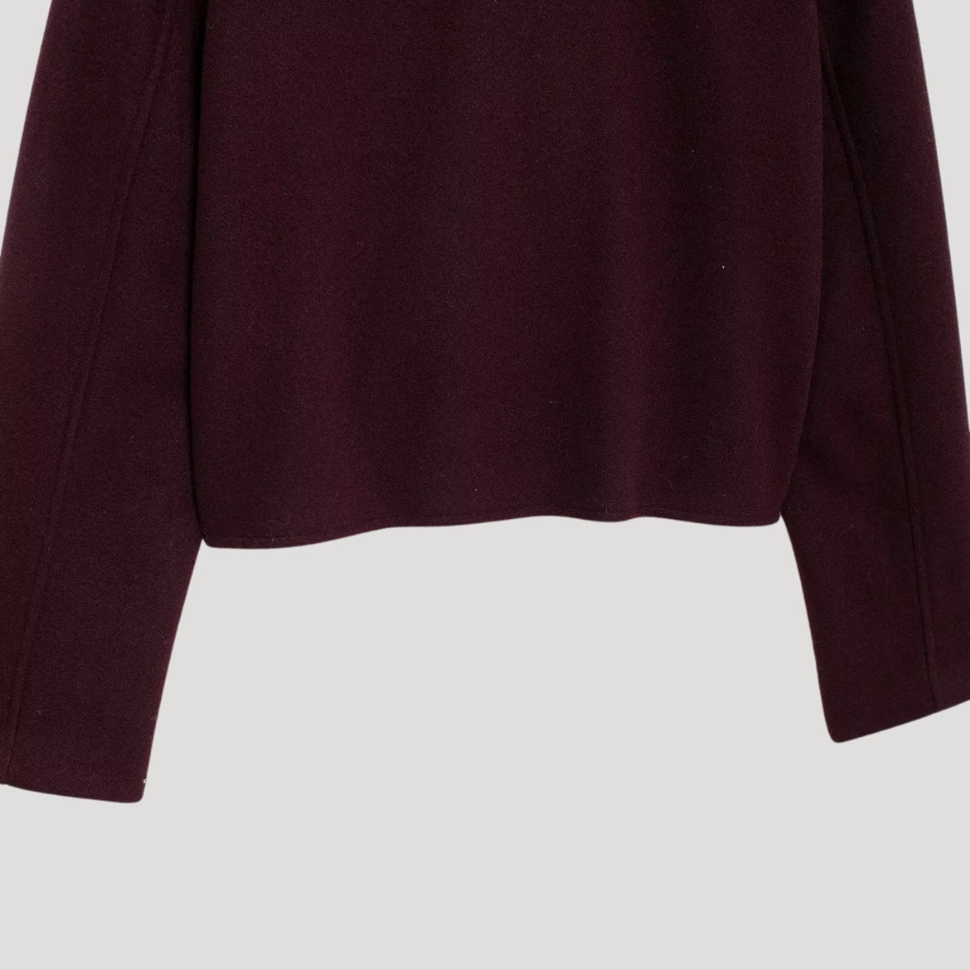 Mune | Structured Wool Blend Button Jacket