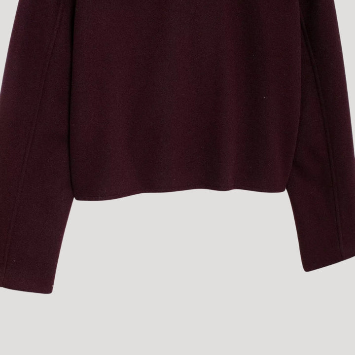 Mune | Structured Wool Blend Button Jacket