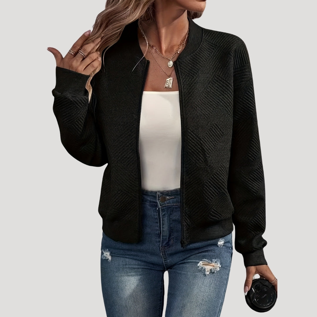 Mune | Women's Bomber Jacket – lightweight casual zip jacket