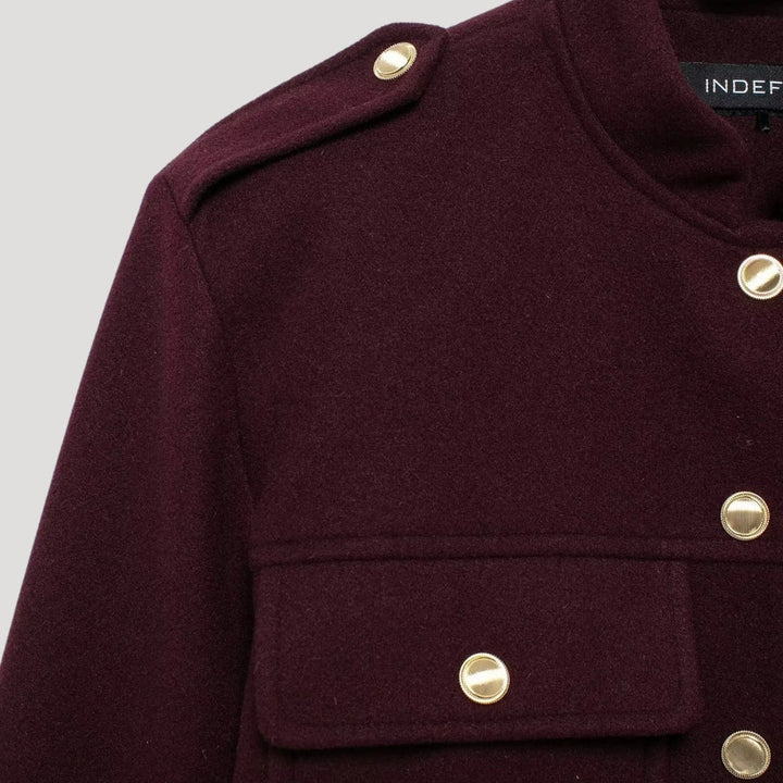 Mune | Structured Wool Blend Button Jacket