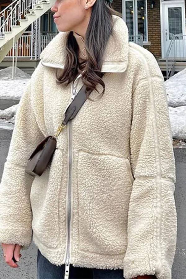 Mune | Full-Zip Teddy Jacket