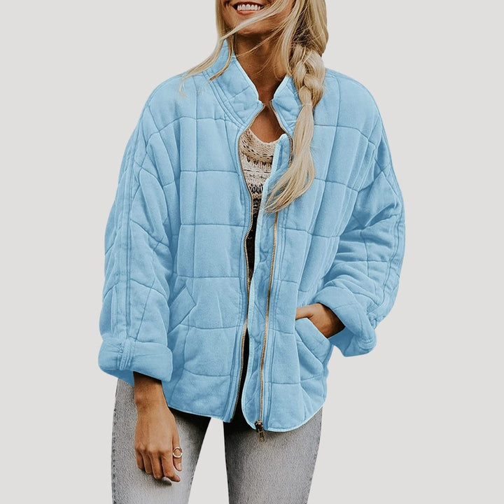 Mune | Women's padded oversized zipper puffer jacket