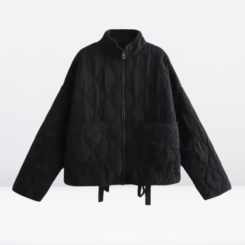 Mune | Women's Quilted Jacket with Drawstring & Zipper