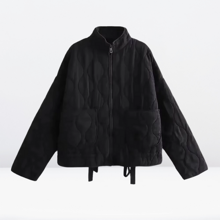 Mune | Women's Quilted Jacket with Drawstring & Zipper