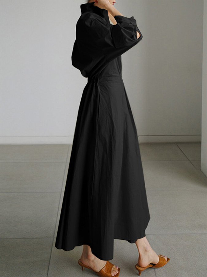 Mune | Elegant Shirt Dress with Buttons