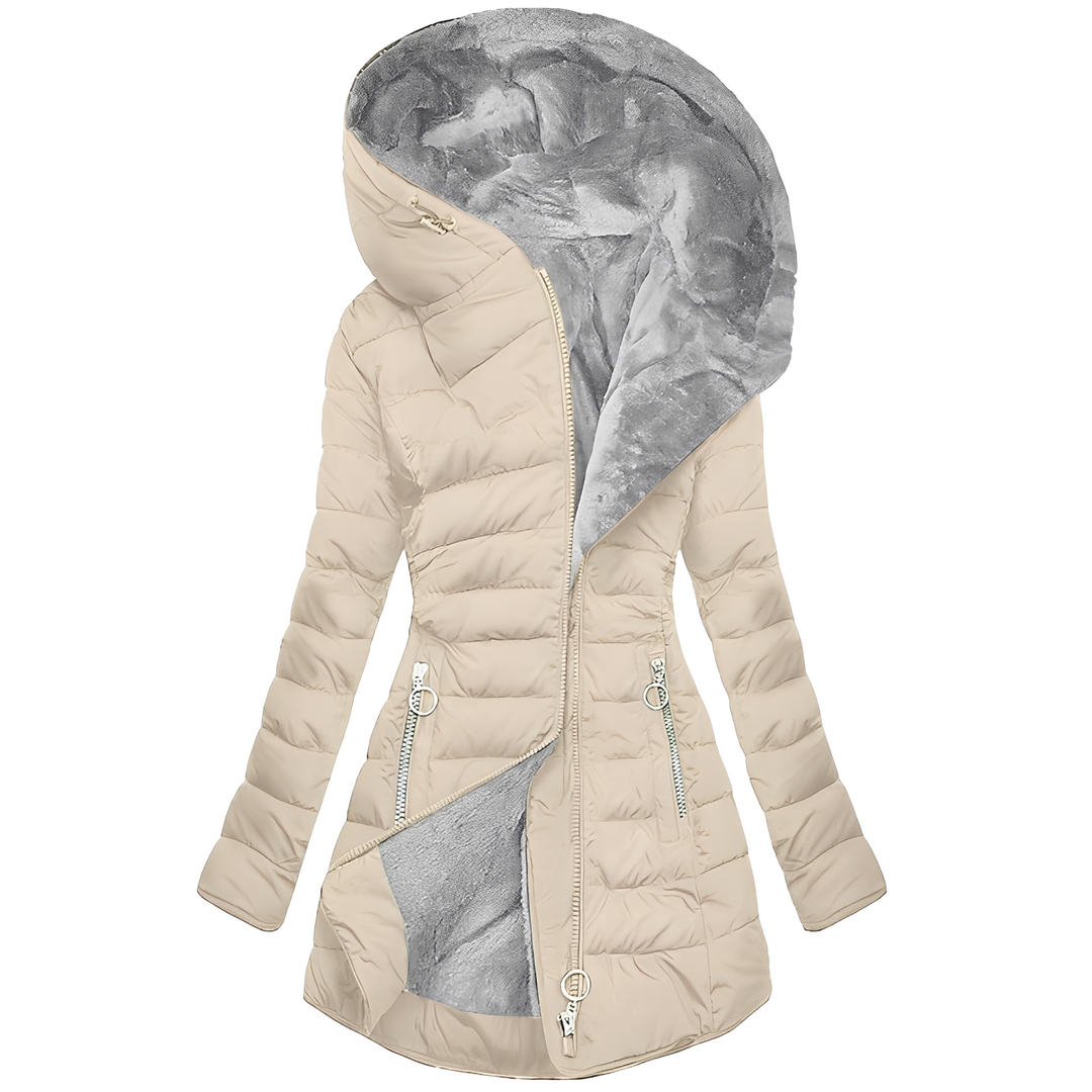 Mune | Modern Winter Jacket with Hood for Women
