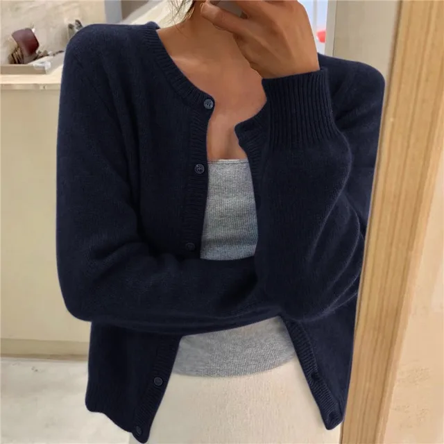 Mune | Knit Women's Jacket Solid Color for Comfort