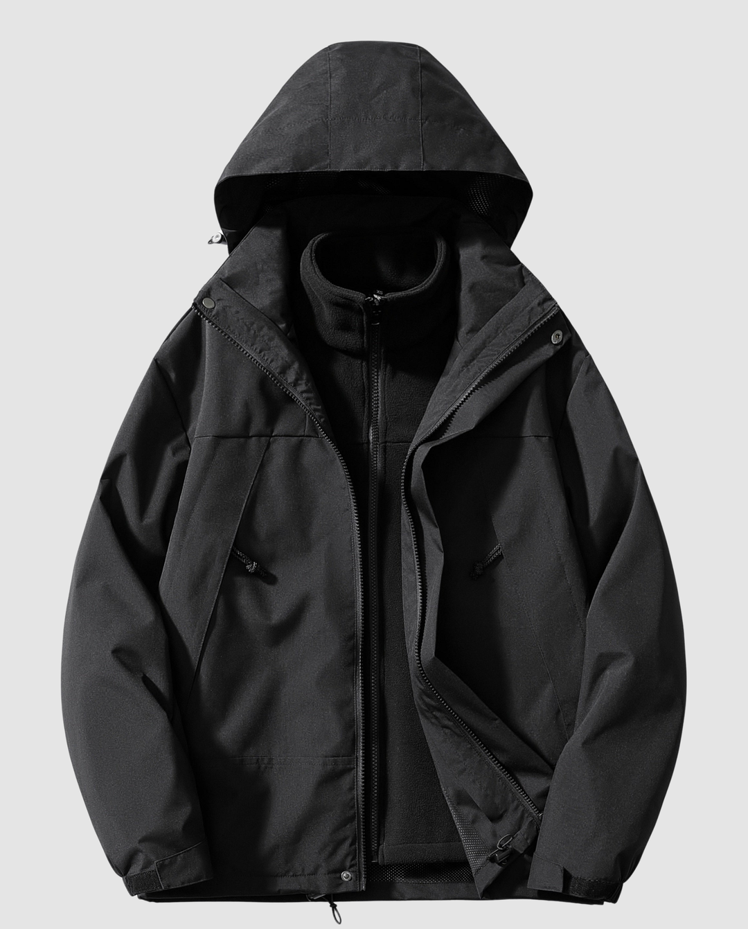 Warm women's winter jacket fleece