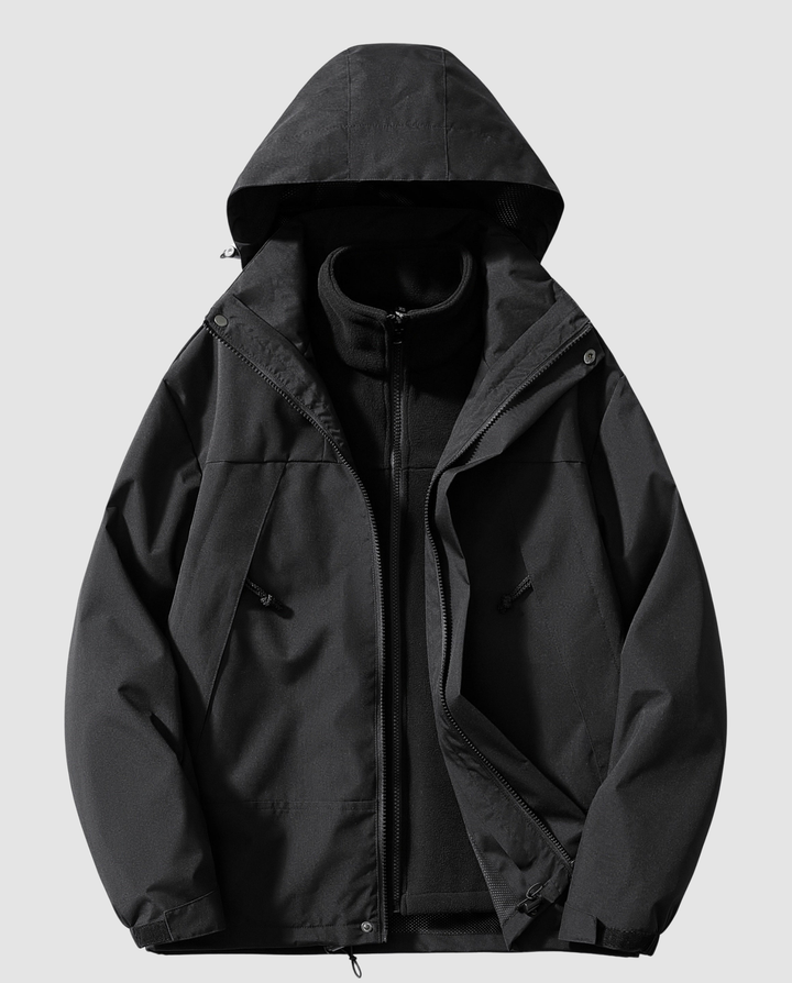Warm women's winter jacket fleece