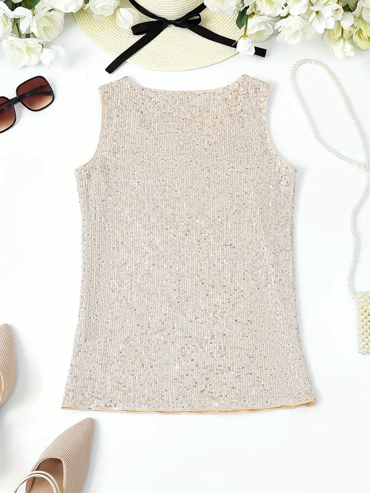 Mune Fashion | Sleeveless Top with Sequins