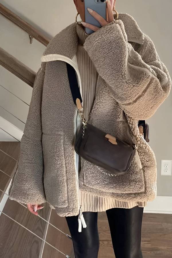 Mune | Full-Zip Teddy Jacket