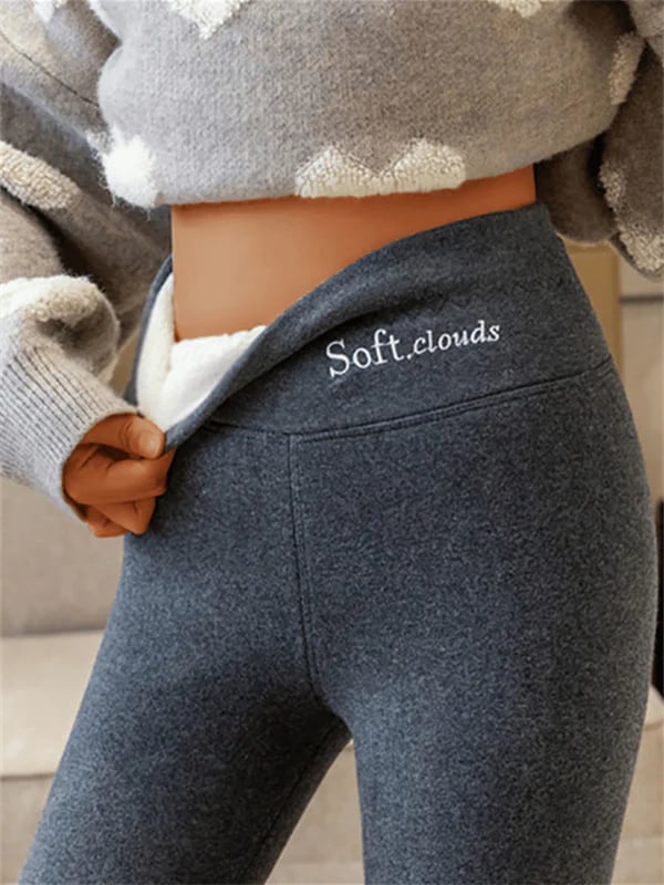 Mune | Women's Winter Pants Fleece - Warm Leggings with Shaping Effect