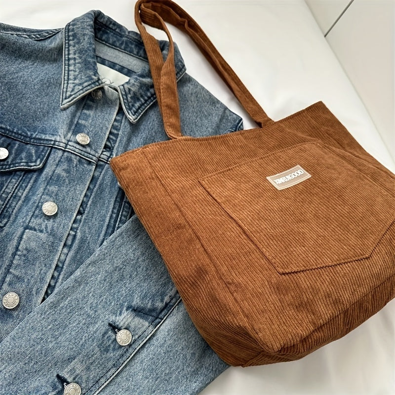Elegant Ladies Corduroy Bag | Mune Fashion