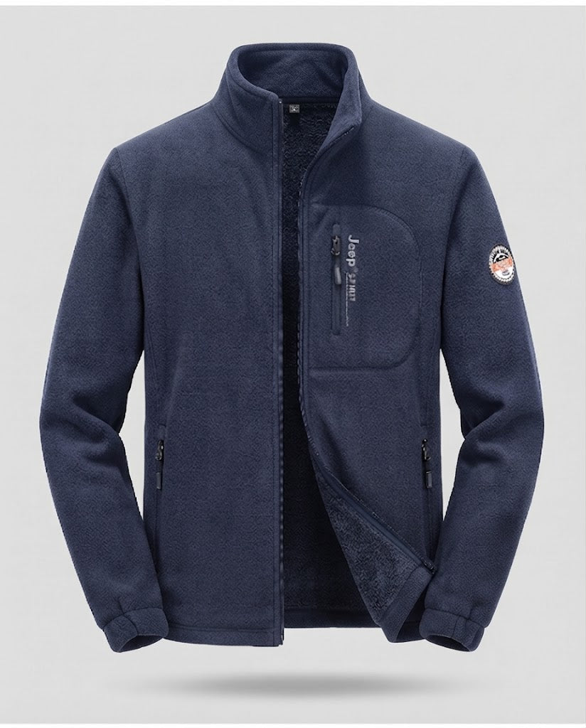 Men's fleece jacket with high collar Mune Fashion