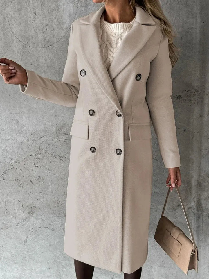 Mune | Winter coat with lapels for women