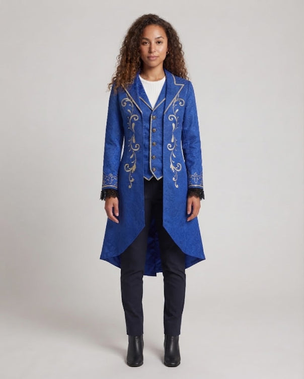Ladies elegant tailcoat with elaborate embellishments Mune Fashion