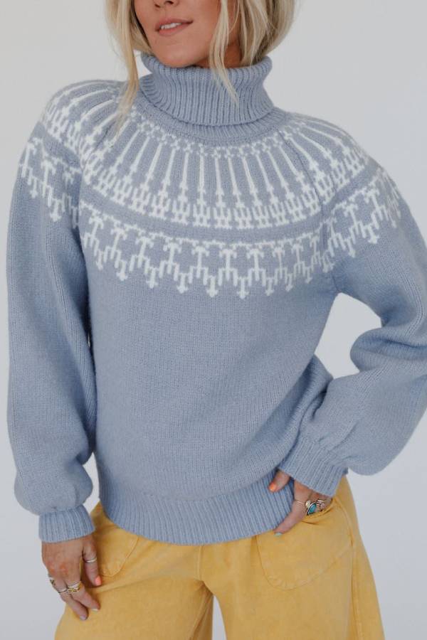 Mune | Christmas Thickened Turtleneck Long Sleeve Knitted Sweater
