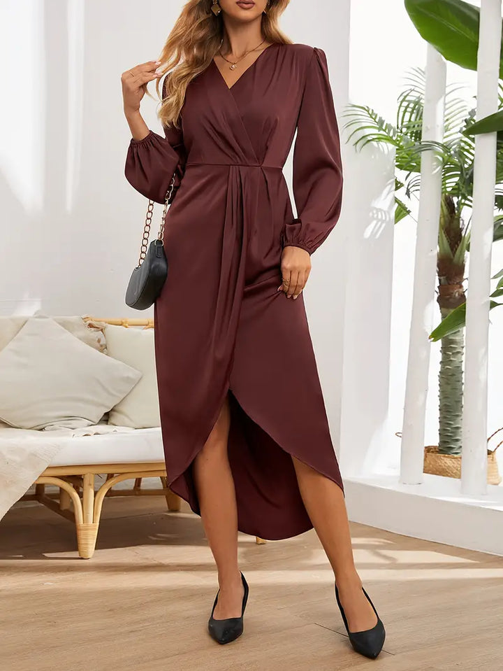 Mune | Elegant Midi Wrap Dress