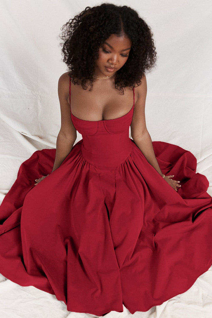 Corset Midi Dress