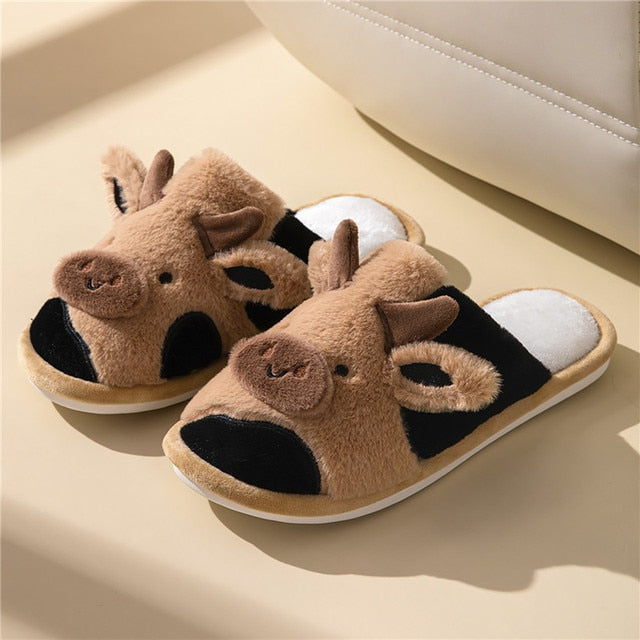 Mune | Animal print slippers
